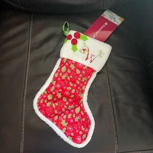 American Girl Wellie Wisher Stocking with Red and Green Accents